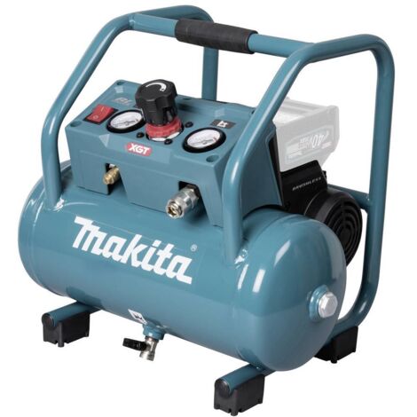 Makita – Compresseur sans-fil 40V Max – Débit d'air 34 L/min – Pression max 9,3 bars – Compact et silencieux 68 dB – SKU AC001GZ (1/7)