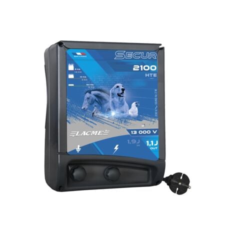 Electrificateur secteur 13 000 V / 1 J pour clôtures courtes et animaux domestiques sensibles - 605954