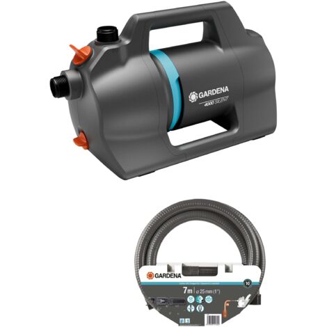 GARDENA Kit pompe d'arrosage de surface 4100 Silent avec équipement d'aspiration. 550 W. 4100 l/h. 3,6 bars. Puissante et silencieuse. (09052-20) (1/10)