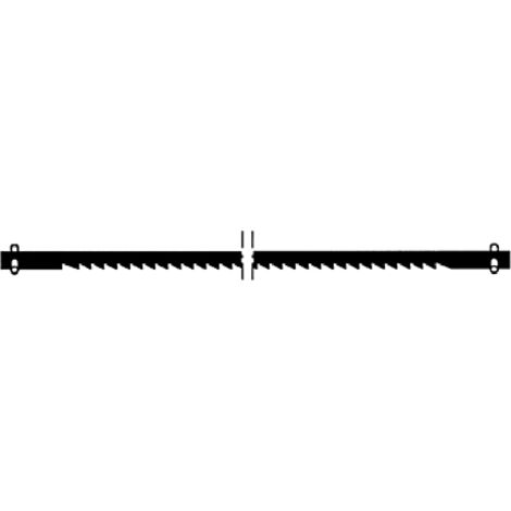 Lames de scie à dents fines pour bois, à pas grossier, 127 mm (12pcs) - POXXON - 28741