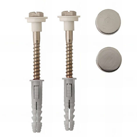 Kit fixation WC/bidet, tête hexagonale fendue - 6 x 80 mm - SCELL-IT - FS60050