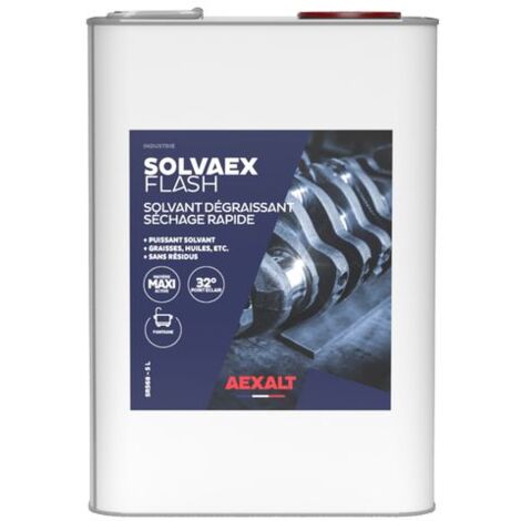 Solvant dégraissant séchage rapide SOLVAEX FLASH - 5 L - AEXALT