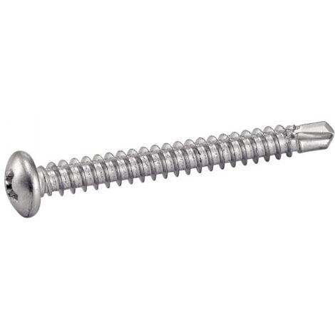 Vis autoperceuse à tête cylindrique Phillips en acier zingué - Ø 4.2 x 25 mm - Boite de 500 - ACTON - 332014,2X25CR3 (1/3)