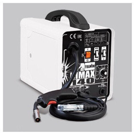Telwin – Poste à souder MMA Inverter 140A – Tension 230V – Réglage 20-120A – Compatible MIG-MAG – Pour acier 0,6-0,8mm (1/2)