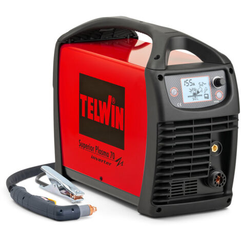 Telwin – Découpeur plasma 70A – Triphasé 230/400V – Épaisseur découpe max 30mm – Avec torche PV – 816170 (1/5)