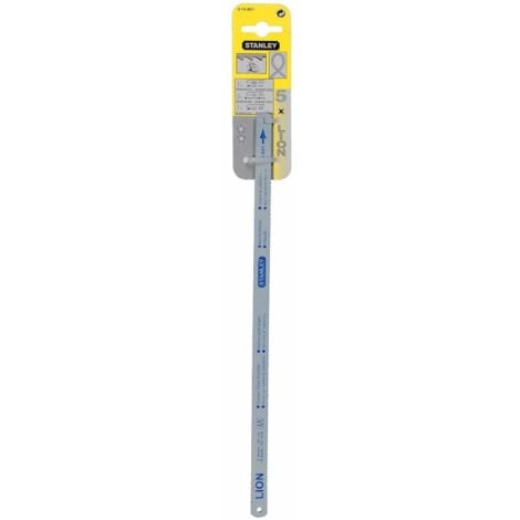 STANLEY - 5 Lames de Scies à métaux Lion - 0-15-801 - Flexible Lion 8-10-12 dents/cm