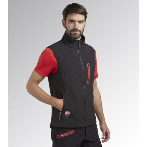 Veste de travail sans manches SOFTSHELL DUCATI - Noir 3XL (1/5)