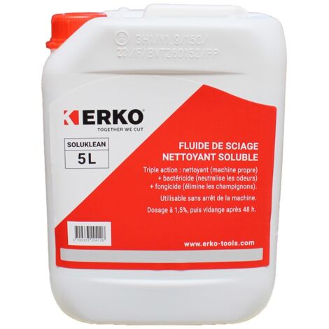 Fluide nettoyant ERKO soluble Soluklean - Bidon 5 L - 6400004 (1/3)