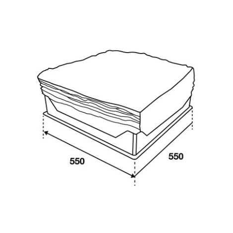 Trappe de plafond isolée - 220 mm - 51 x 51 - NICOLL - TPI51
