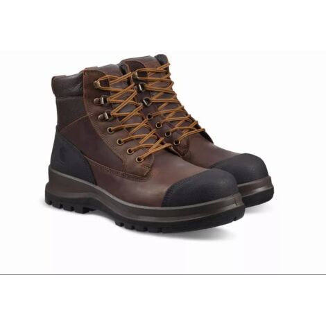 Chaussures CARHARTT Detroit 6 Work Taupe Marron Fonce T.46 - S1F702903201S46 (1/2)