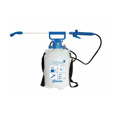 Ribiland – Pulvérisateur à main 5,8L – Pression 2,5 bars – Lance en fibre de verre – Buse réglable – Tuyau flexible 1,10m (1/10)
