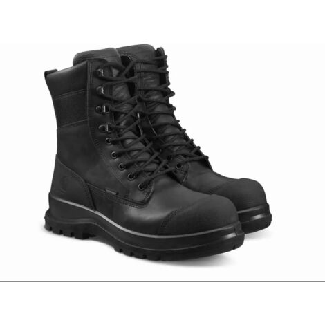Chaussures CARHARTT Detroit 8 Wp High Taupe Noir T.47 (1/2)