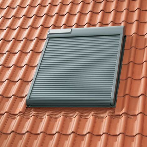 Volet roulant solaire SSL VELUX – Protection contre chaleur et bruit – Installation rapide sans câblage – Compatible fenêtres de toit