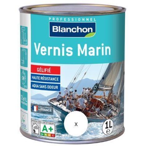 Vernis marin - 1L - incolore mat - vernis boiserie - vernis bois - BLANCHON - 5320300