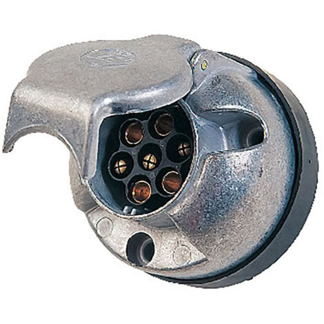 Prise remorque metal femelle 7 broches