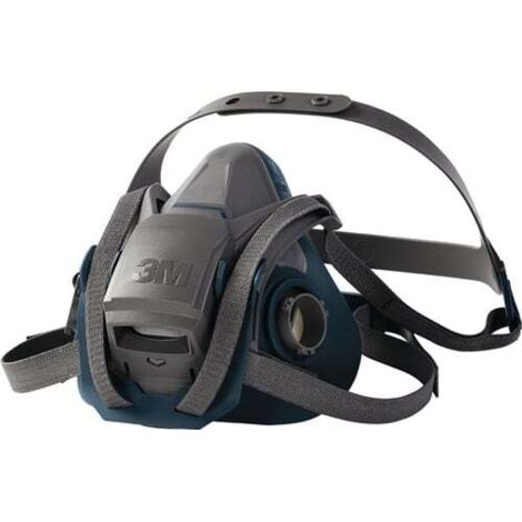 3M – Demi-masque de protection respiratoire réutilisable M – Silicone élastique – Valve Cool Flow – Catégorie EPI III – 7100018994