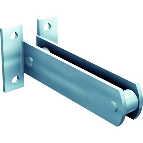 Mantion – Patte de réglage 5046 pour 2 rails tubulaires 50 x 40 mm – Acier galvanisé – Fixation robuste pour systèmes SPORTUB
