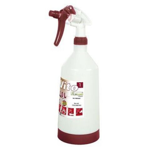 Ribiland – Vaporisateur 1 Litre pour produits agressifs – Réservoir polyéthylène soufflé – Tête et gâchette en polypropylène – Usage professionnel