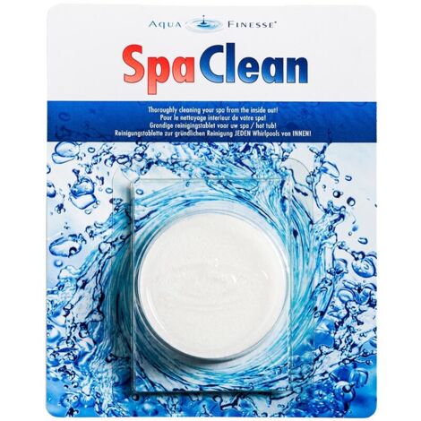 Nettoyant spa Clean pour spa – Pastilles nettoyantes pour canalisations et filtration – Efficacité optimale pour spa gonflable – Aquafinesse