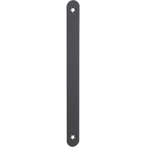 Thirard – Têtière de rénovation borgne 230x20x2.5mm – Couleur noire – Matériau résistant pour extérieur – Usage rénovation