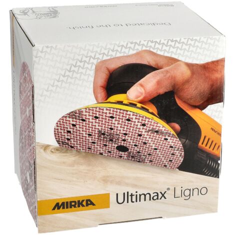 Ultimax Ligno Ø 150 mm disque abrasif auto-agrippant Multifit - G.240 - Boite de 100 - MIRKA - UL6M109925