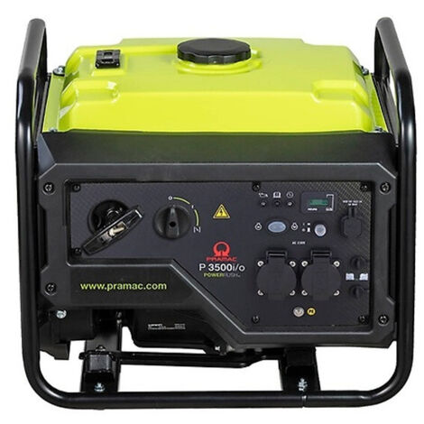 Pramac – Groupe électrogène inverter 3,3 kW essence monophasé – Moteur OHV – Autonomie 5,5h – Idéal pour chantiers et appareils sensibles (1/4)