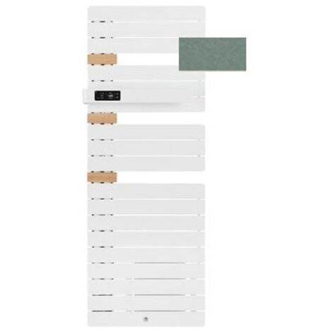 Sèche-serviettes Allure 3 virtuose mat gauche soufflerie 1750W vert eucalyptus (483103) (1/4)