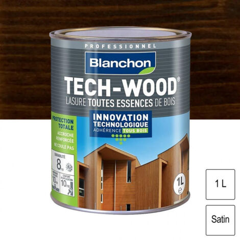 LASURE TECH-WOOD BLANCHON CHÊNE RUSTIQUE 1 L (1/4)