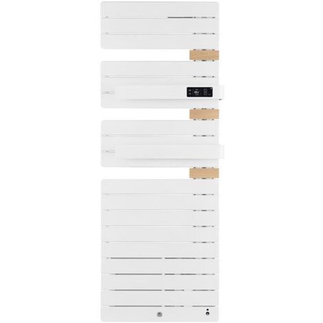 Thermor – Radiateur électrique sèche-serviettes 1750W – Soufflerie intégrée – Mât à droite – Dimensions 1501x550x150mm – Finition brillante (1/5)