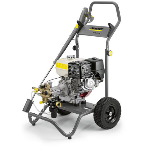 Kärcher – Nettoyeur haute pression thermique 230 bar – Moteur essence Honda – Débit 400-930 l/h – Châssis tubulaire pour mobilité sur terrain inégal