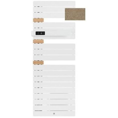 Sèche-serviettes Allure 3 virtuose mat droite avec soufflerie 1750W brun sable (483099) (1/4)