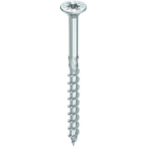Vis HECO-Topix-Plus - Ø5x90mm - Tête Fraisée à poches de fraisage - Filetage Partiel - T25 - Boite de 200 - 62257 (1/3)