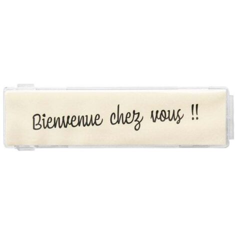 Renz – Porte-nom plastique pour boîte aux lettres – Dimensions 103 x 28 mm – Résistant aux UV – Installation facile par encliquetage