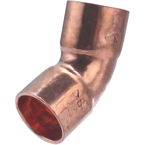 Coude 45° femelle égal à souder pour tube cuivre NOYON & THIEBAULT Ø12 (1/4)