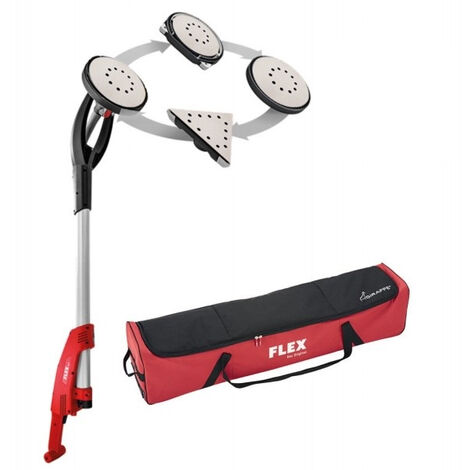 Flex – Girafe GE7 accessoire ponceuse avec housse et 2 têtes de ponçage – Pour ponçage de plaques de plâtre – 920222 (1/3)