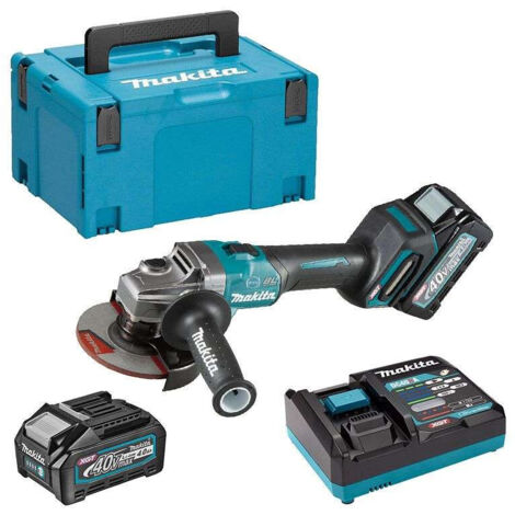 Meuleuse Ø 125 mm 40 V max Li-Ion 4 Ah MAKITA - GA005GM201 (1/5)