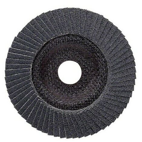 Plateau à lamelles BOSCH EXPERT FOR METAL à surface plate Ø125 - Grain 60 - Lot de 10 - 2608607354