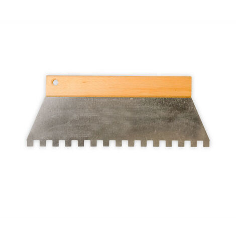 Edma – Peigne à colle 300 mm 10x10 mm – Pour collage précis sur surfaces planes – Outil professionnel – 255455