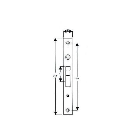 Gâche pour serrure 110501 Blindomax - 110502