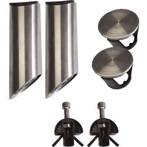 Kit support poignée intérieur Diva XXI LA CROISÉE DS Ø 35 - inox 304L - DS7357 (1/2)