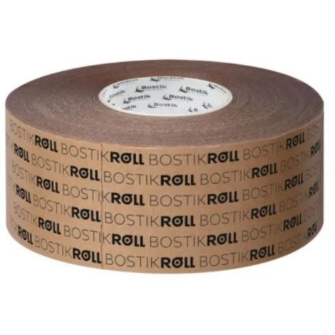 Bostik – Rouleau adhésif double face 50mm x 50m – Sans solvant – Adhérence puissante sur béton, métal et supports non absorbants