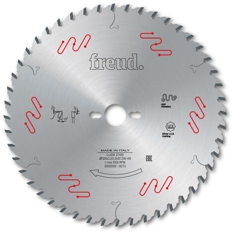 Lame de scie circulaire 250mm F03FS04830 – Alésage 30mm – 40 dents pour bois dur et composites – Coupe nette sans éclat – Freud