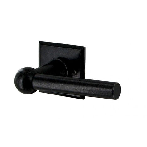 Paire de béquille sur rosace 50x50mm Chemin de fer Noir BRIONNE - V.625544NRNR (1/2)