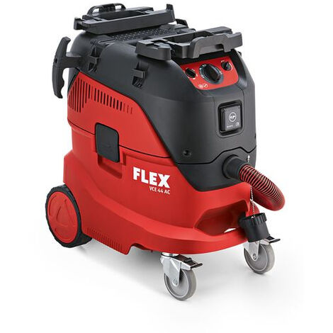 Flex – Aspirateur professionnel VCE 44 H AC – Puissance 1400W – Dépression 25000Pa – Capacité 30l – Pour chantiers et bureaux (1/3)