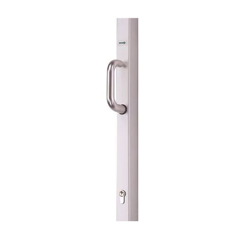 Vachette – Crémone 335 26722 L.2040 mm – Monobloc avec fixation invisible – Mouvement rotatif 180° – Pour portes en bois dur (1/2)