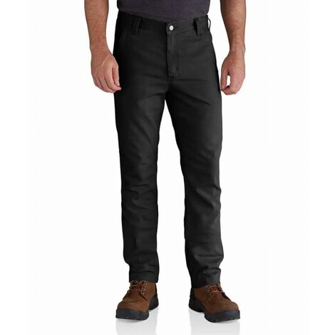 Pantalon CARHARTT Rigby Straight Fit Noir T.50 - 102821-001-W42/L32 (1/2)