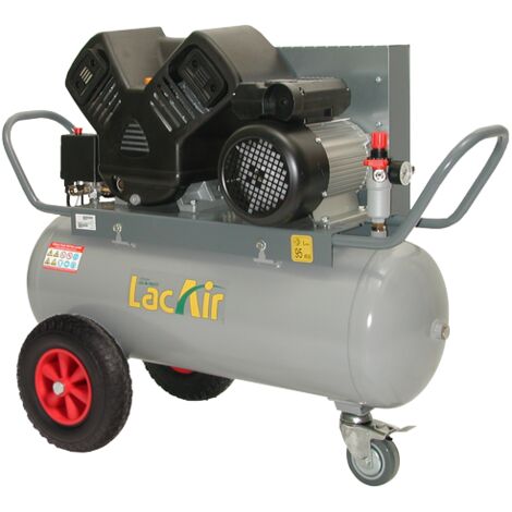 Lacme – Compresseur mobile TwinAir 20/50M 20 m³/h mono 50L 11 bars – Moteur bicylindre – Manomètre 16 bars – 462000 (1/2)