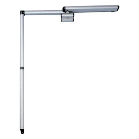 Geze – Compas pour OL95 – Palier d'accrochage – Course 220 mm – Aluminium – Montage rapide avec gabarit – Design épuré
