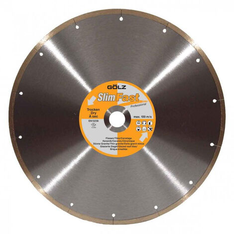 Disque à lamelles pour meuleuse Ø350 mm – Segments frittés pour grès cérame et marbre – 4978060351 (1/2)