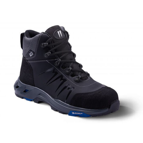 Gaston Mille – Chaussure haute de sécurité S3 pour homme – Cuir pleine fleur, semelle anti-perforation, technologie FrenchGrip – ADHN344 (1/5)
